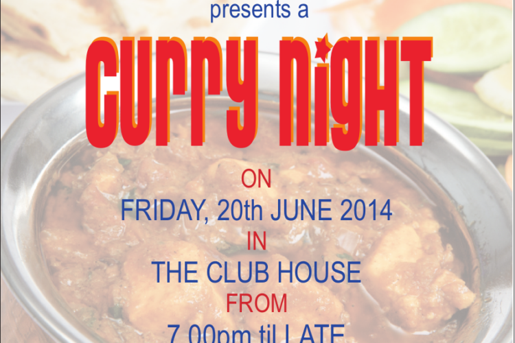 Curry Night – unwind after Durham Regatta