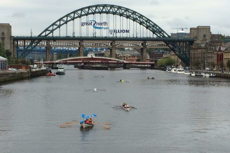 Rowing the Tyne for Stroke Association