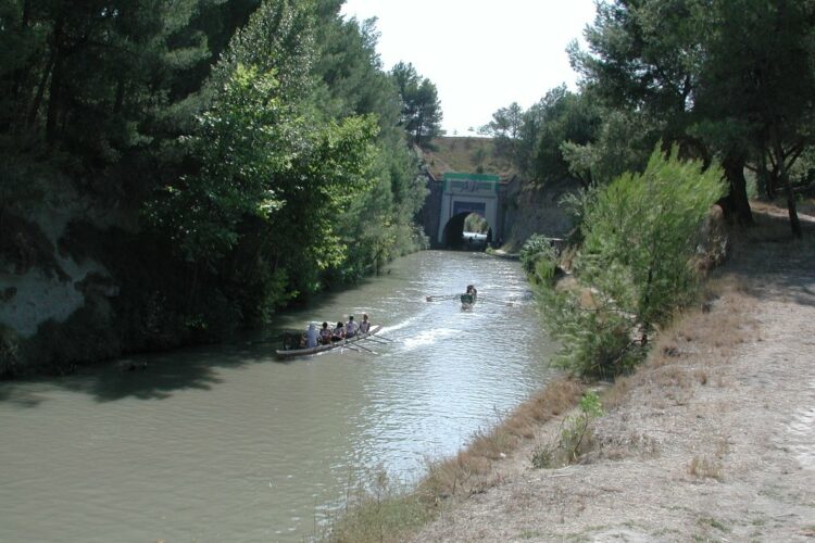 Rowing the Canal du Midi